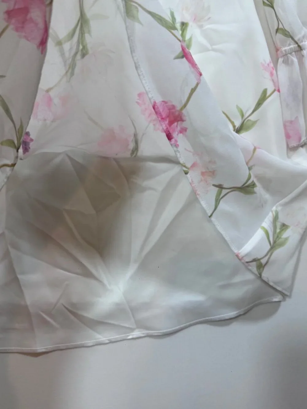 Ted Baker London DANIEA Sketchbook Floral Mini Dress Ruffle 0 XS Prom Romantic